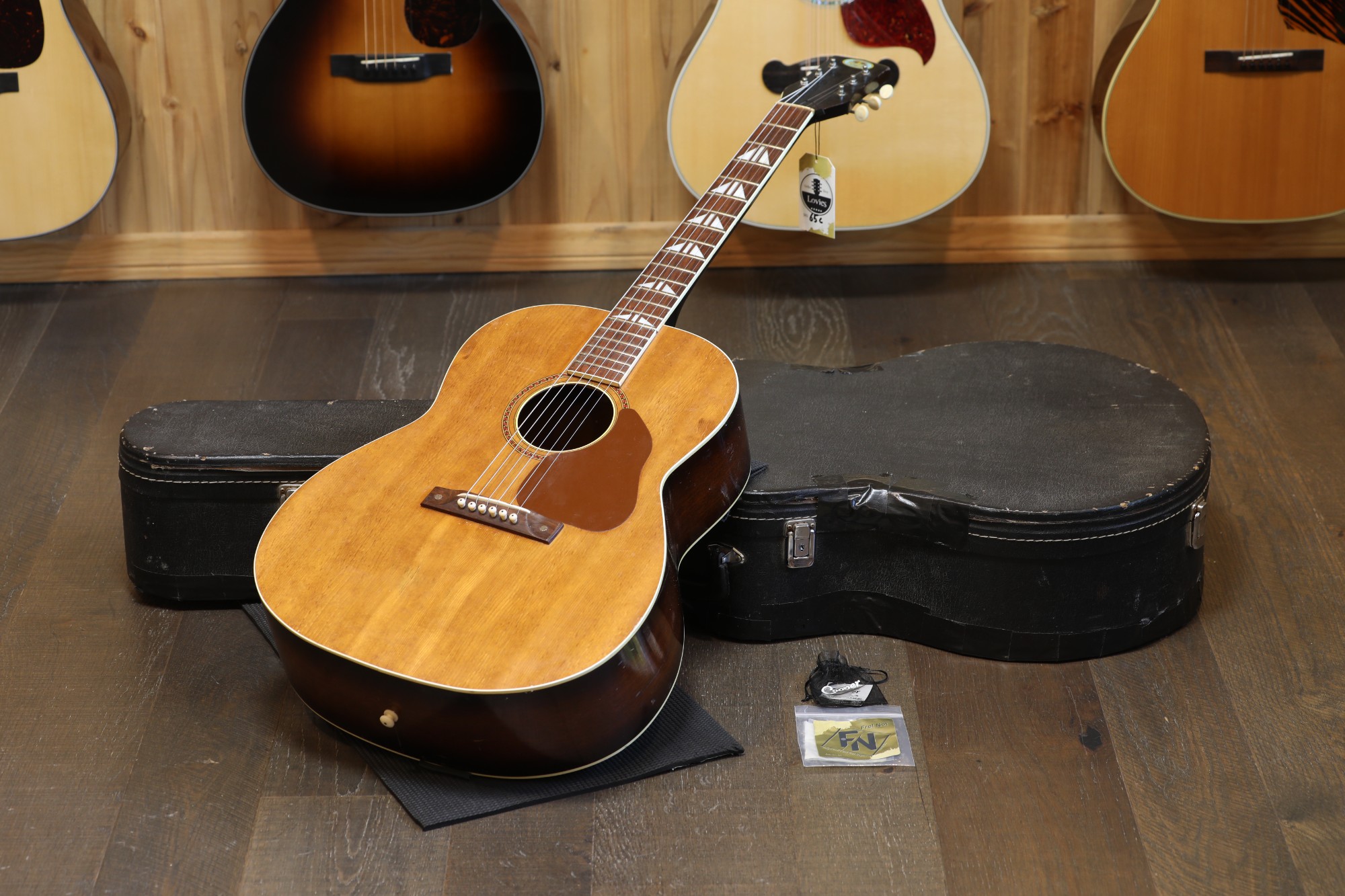 1951 Regal "Milord" Dreadnought Acoustic Guitar Natural + HSC