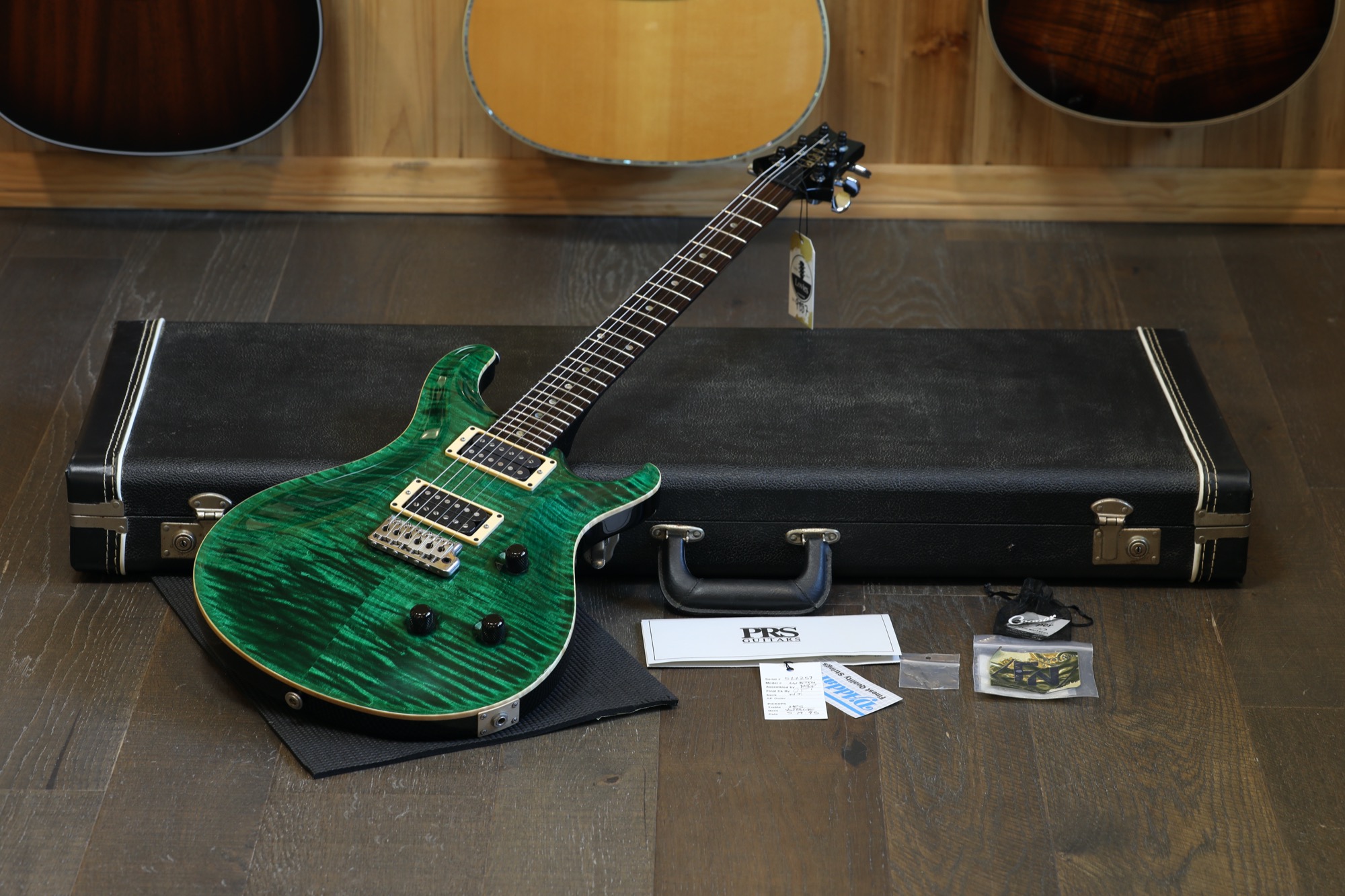 1996 PRS Custom 24 Electric Guitar Emerald Green + OHSC | Lovies